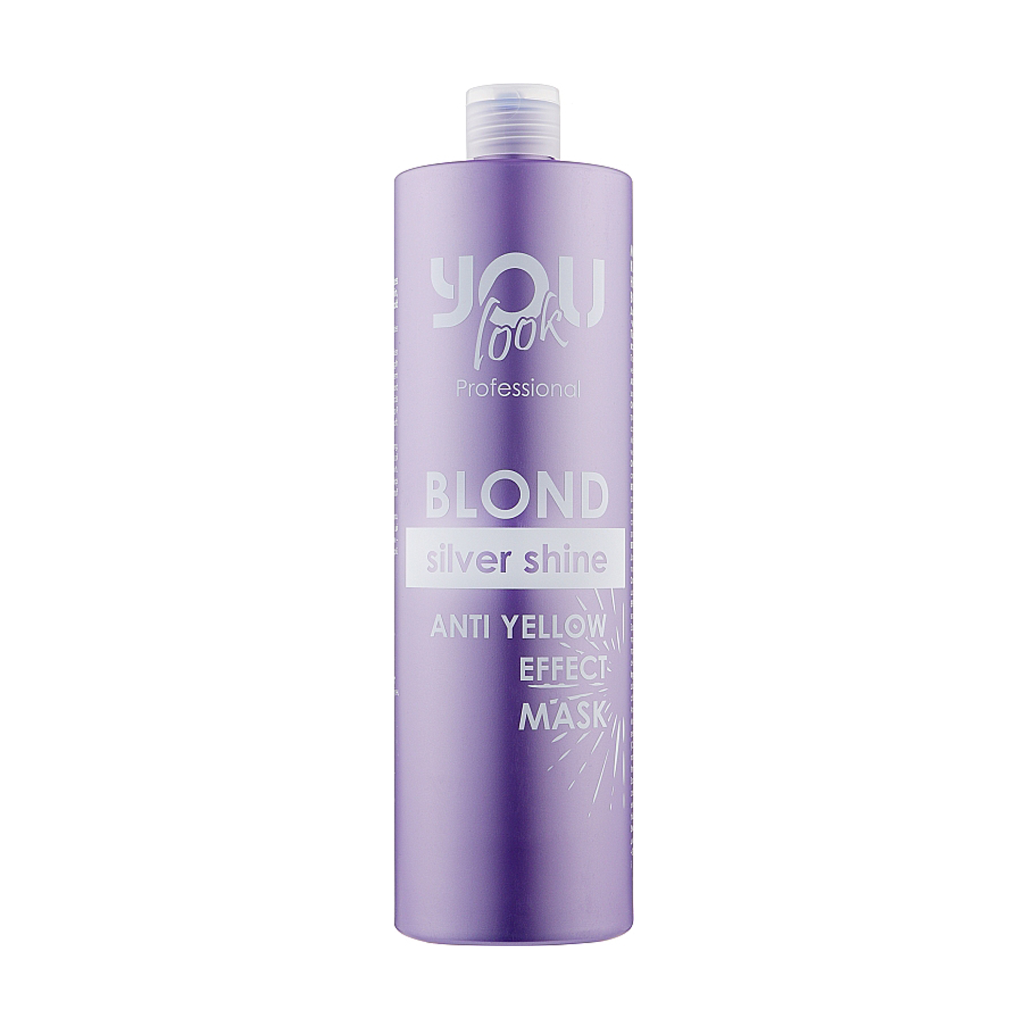 Маска You look Professional Blond Silver Shine Anti Yellow Effect Mask для нейтралізації небажаної жовтизни, 1 л