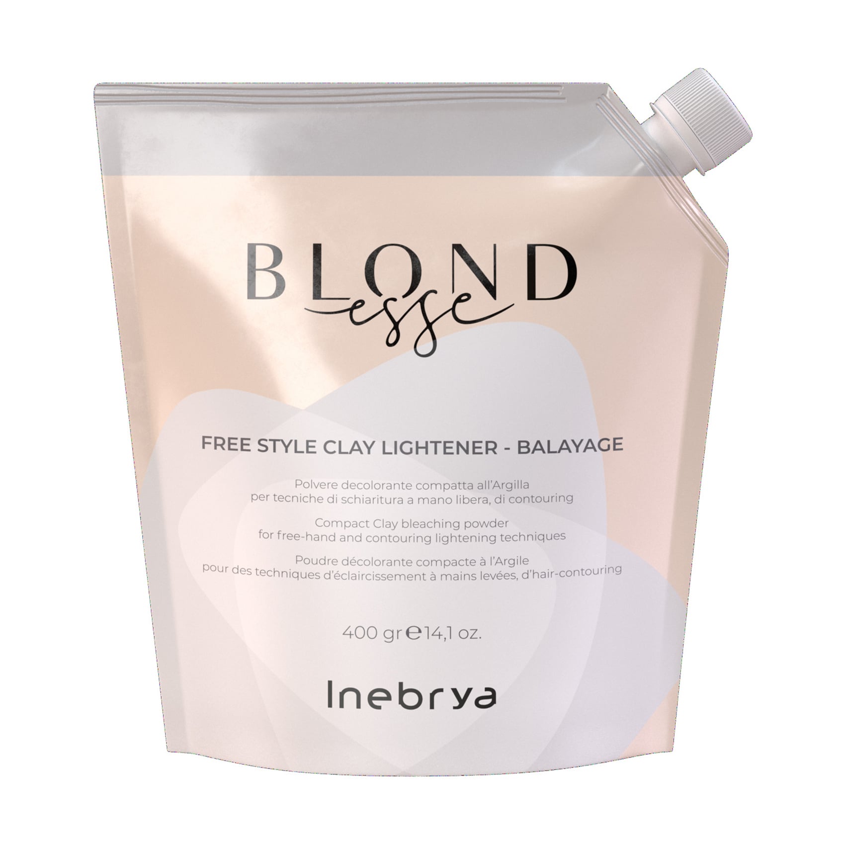 Уцінка! Освітлювальна пудра Inebrya Blondesse Free Style Clay Lightener Balayage, 400 г